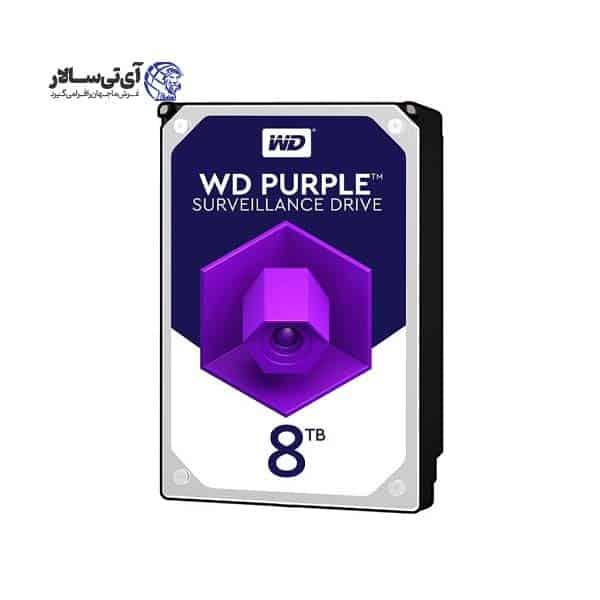 هارد اینترنال وسترن دیجیتال بنفش 8 ترابایت کارکرده(استوک) Purple WD82PURZ